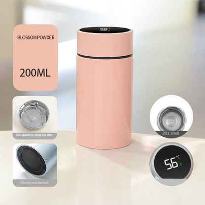 Mini Thermos Cup 200ml/300ml Pocket Cup Stainless Steel Thermal Coffee Mug Vacuum Flask Insulated Hot Water Bottle Kids Gift