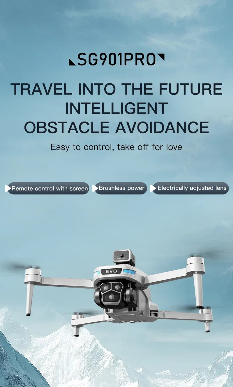 Xiaomi SG901 MAX GPS Drone professionnel 8K aérien HD évitant des obstacles avec écran plus grand télécommande Drone pliable sans brosse