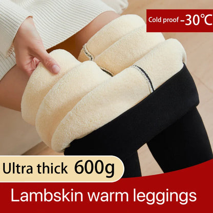 1 pièces hiver Leggings femmes coton Extra épais chaud pantalon mode thermique Legging mince noir élastique taille haute solide Leggings