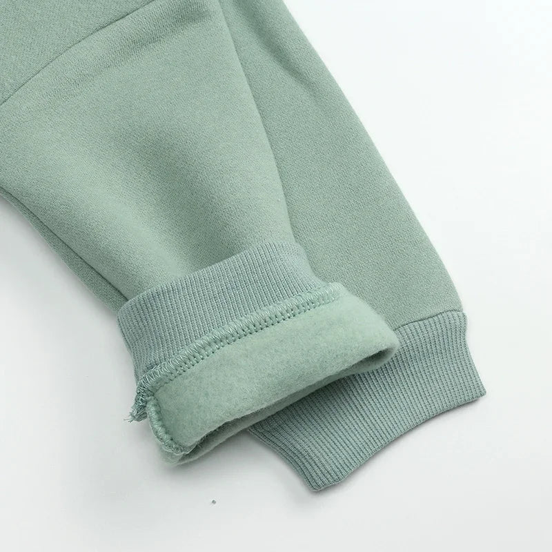 2024 Sweat-shirt polaire Licorne pour enfants, automne, 6 mois-7 ans, col rond, dessin animé, vêtements pour adolescents, garçons et filles, tenues de sport décontractées, costume