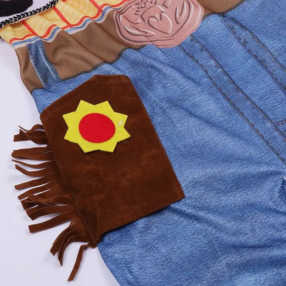 Déguisement de Woody de Toy Story avec chapeau de cowboy pour fête costumée