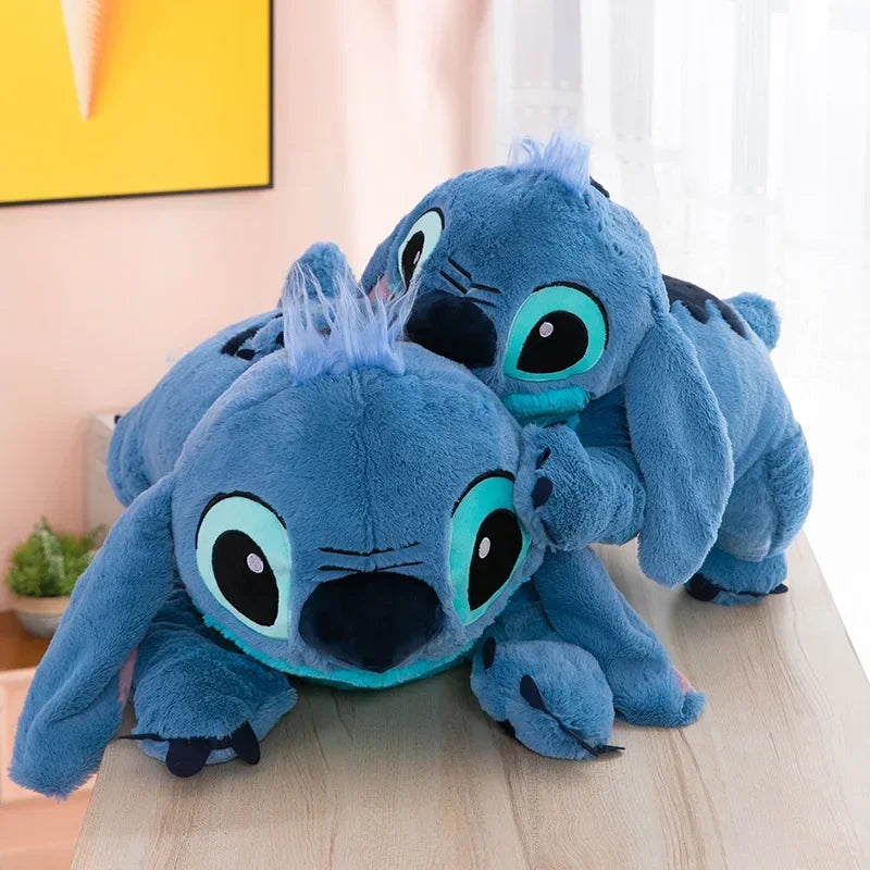 Peluche Stitchou de 100 cm, grande taille, oreiller long, jouet pour fille, jambes serrées, cadeau d'anniversaire pour enfant