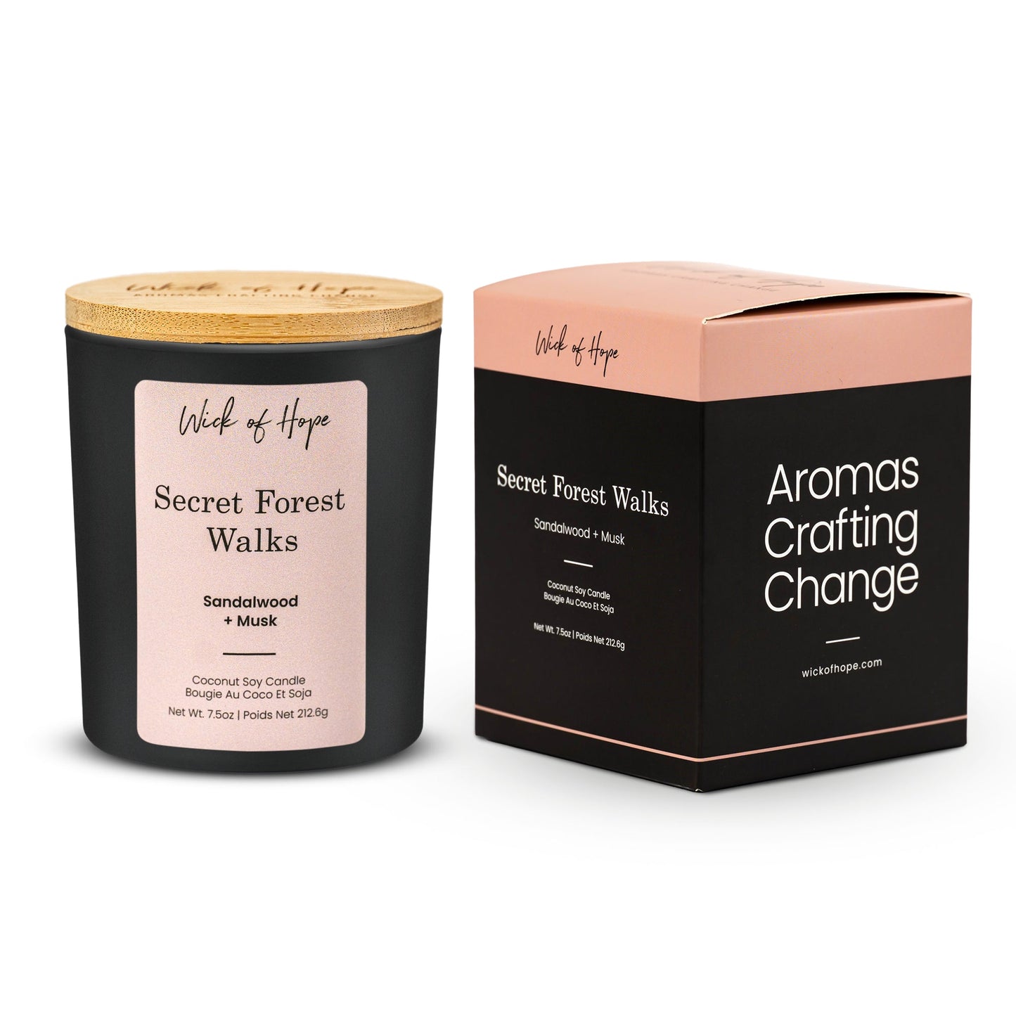 Bougie Promenades Secrètes en Forêt | Bois de Santal + Musc