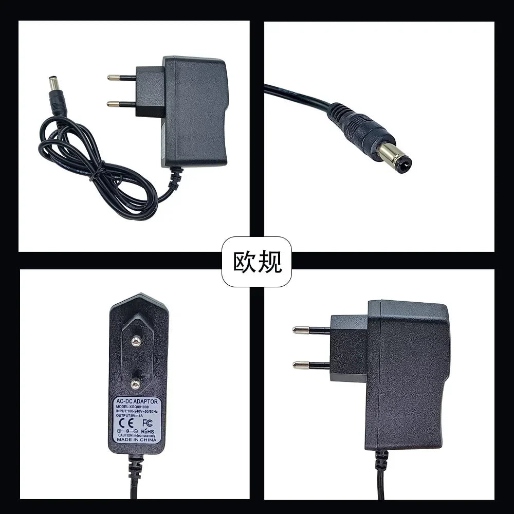 Adaptateur d'alimentation pour pédale de guitare, 9V DC 1A, anneau magnétique à faible bruit, prise US EU UK AU, 3 voies, 4 voies, 5 voies, 6 voies, 8 voies