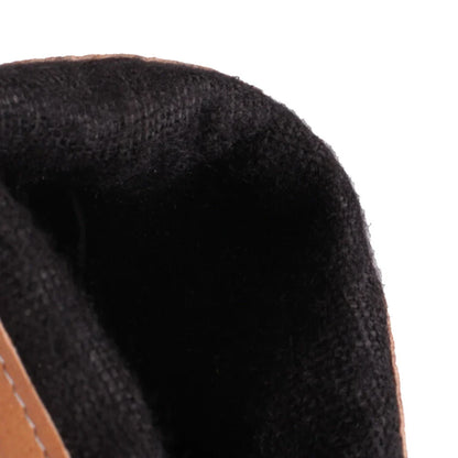 Bottes western rétro noires mi-mollet pour femme à talons épais gothiques, grandes tailles 34-48 777-11