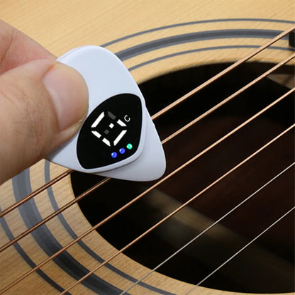 Accordeur de guitare 2 en 1, guitare Folk, ukulélé, accordeur multifonctionnel chromatique, affichage rétro-éclairé, accessoires d'accordeur de guitare portables