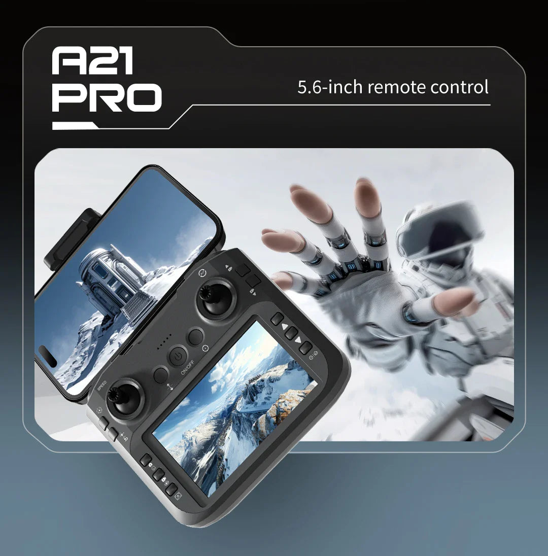 A21 Pro Drone professionnel FPV 4K HD double caméra WiFi moteur sans brosse flux optique vol stationnaire réglage électrique quadrirotor Drone à