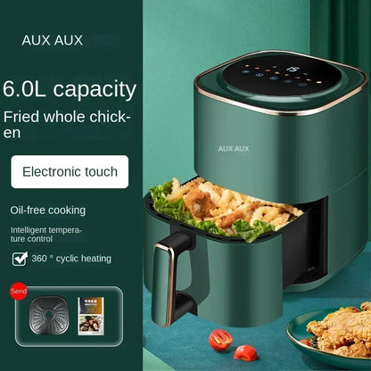 220V AUX Air Fryer and Oven Combo: Multifunctional, Fully Automatic, No Oil Technology, Easy-to-clean AB
