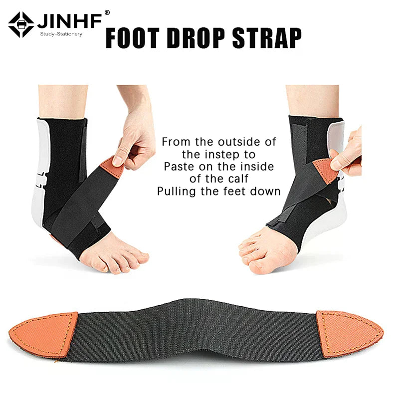 Orthèse de pied tombant réglable, entorse de la cheville gauche ou droite, stabilisateur, protection du pied pour correction d'hémiplégie, rééducation