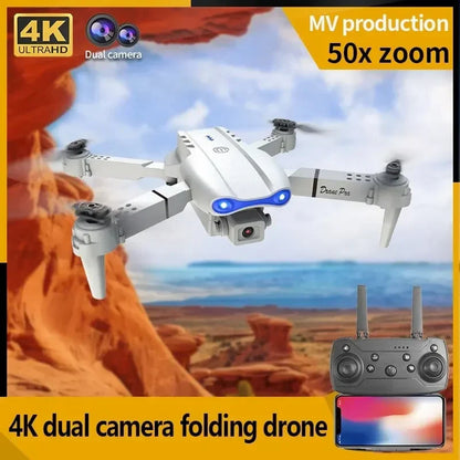 Drone RC E99Pro 4K avec caméra HD grand angle 2024 P, hélicoptère pliable, WIFI FPV, jouet cadeau recommandé, 1080
