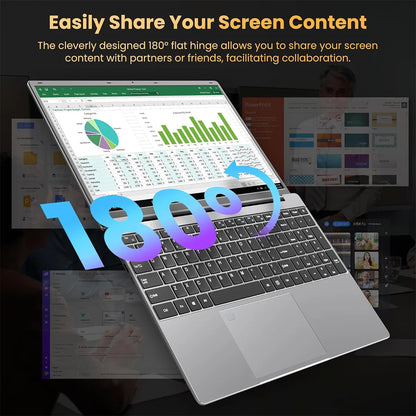 ACEKAMAS 15.6" Laptop Computer Intel Celeron N5095 Windows 11 Pro Laptops Gamer 1080P 16GB DDR4 1TB SSD Office Study Notebook PC