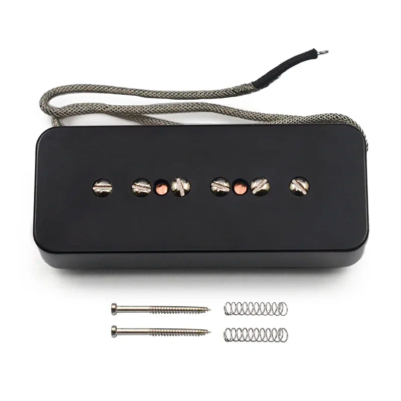 Alnico 5 aimant P90 Style micro double bobine micro silencieux Humbucker 6K/9K pour guitare électrique