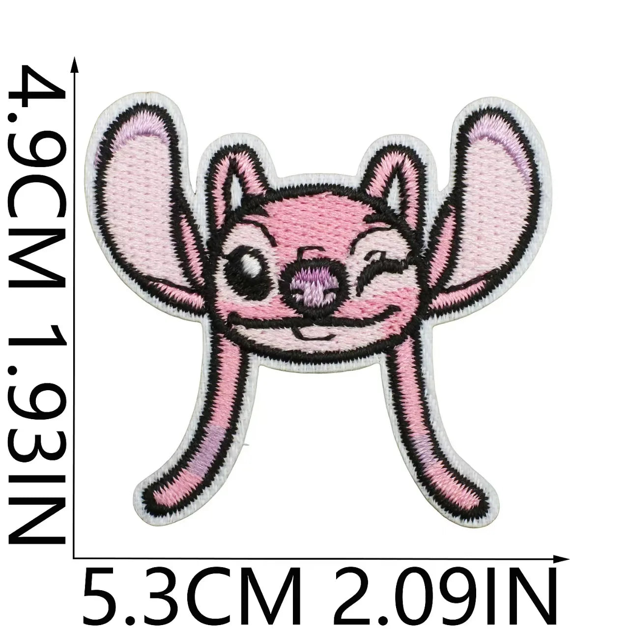 Stitchou Écussons à Repasser pour Vêtements Appliqués Brodés Bandes Dessin Animé pour Vêtements Veste Jeans Décoration DIY