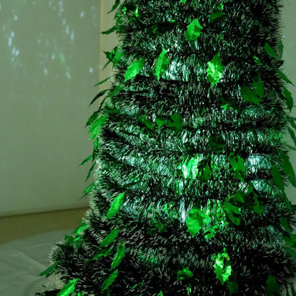 Christmas Tree Small 5 Ft Backyard Festival Decor Foldable Faux Christmas Tree for Indoor Outdoor for Patio Kitchen Party