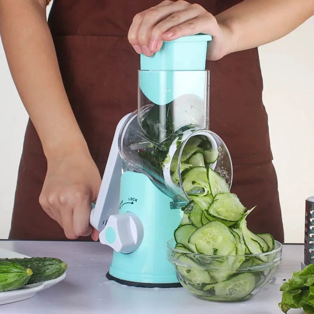New Fruit & Vegetable Tools Vegetable Chopper Shredders Blender Cheese Grinder Kitchen Gadgets Rotary Food Cutter Kitchen