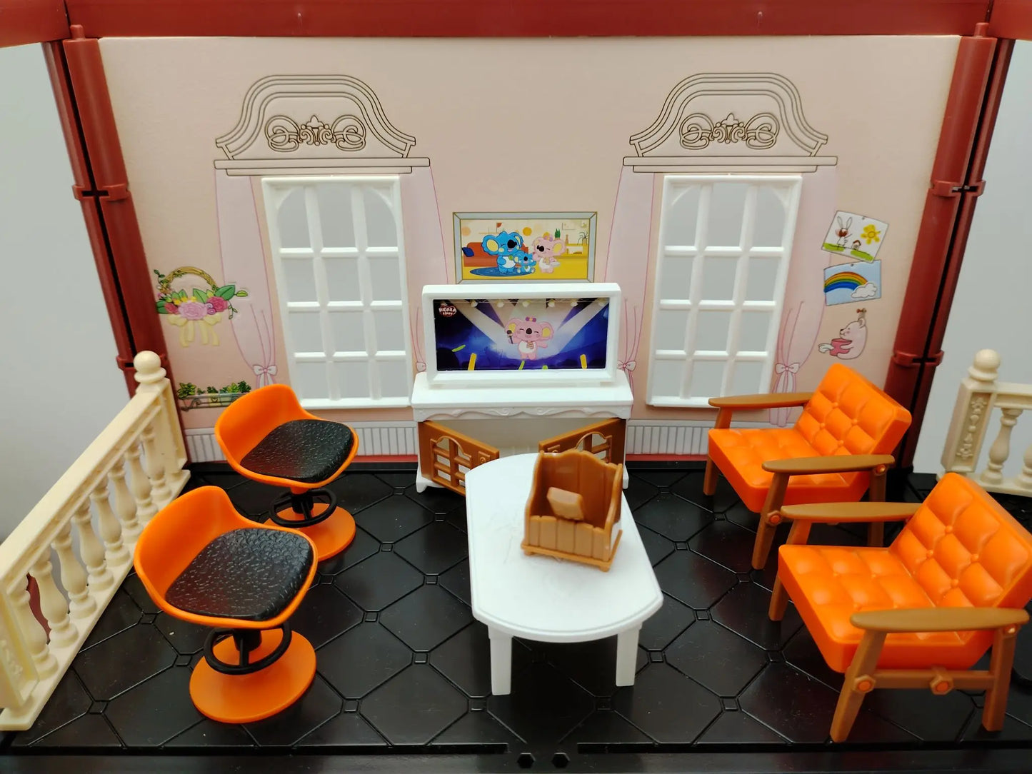 Mini-supermarché, jeux de shopping, accessoires de maison de poupée, jouets éducatifs pour enfants, jouets d'interaction familiale