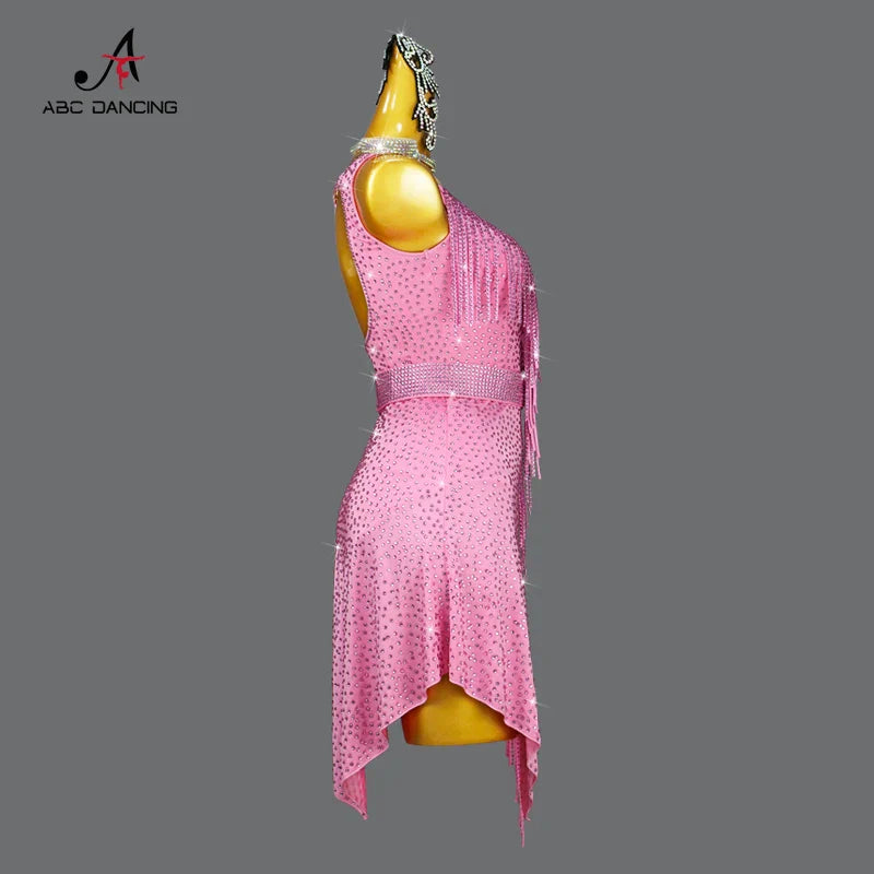 Robes de soirée pour femmes, vêtements de danse latine, Costume de danse Sexy, jupe de bal, Costume de sport sur scène pour filles, nouvelle collection 2026