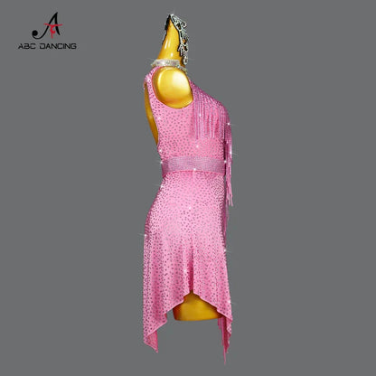 Robes de soirée pour femmes, vêtements de danse latine, Costume de danse Sexy, jupe de bal, Costume de sport sur scène pour filles, nouvelle collection 2026
