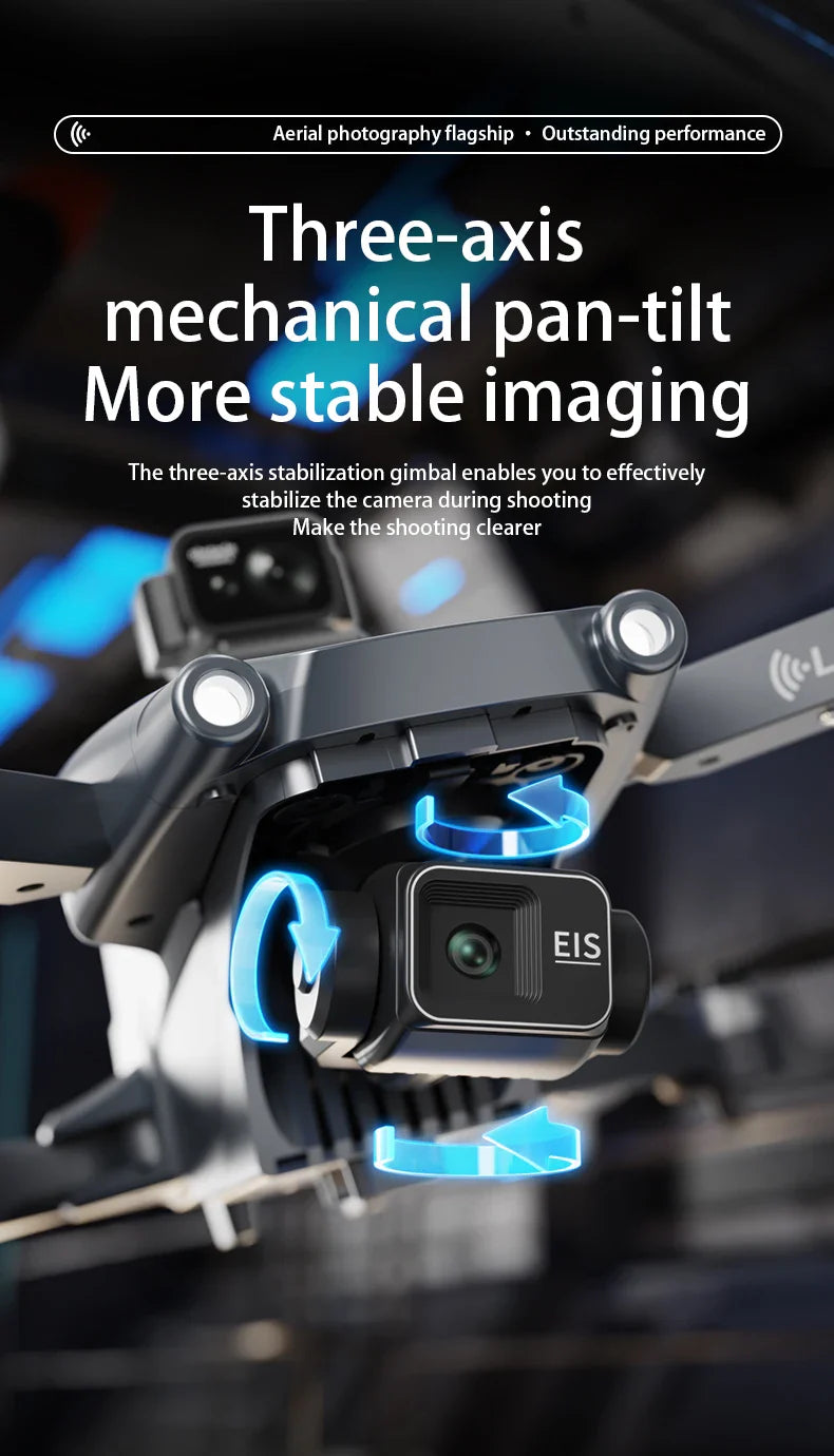 Drone professionnel L600-1 Pro MAX 4K avec caméra HD, GPS à cardan 3 axes, 360 °   Jouets pour évitement d'obstacles 5G WIFI RC Quadcopter