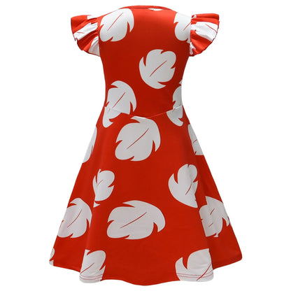 Déguisement de Lilo et Stitch pour enfants, série télévisée animée, robe hawaïenne Lilo pour tout-petits, robe d'été de voyage 2025