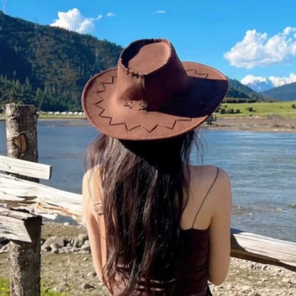 Chapeau de Cowboy Simple pour adultes, casquette de Cowgirl occidentale, accessoires de Costumes d'anniversaire d'halloween, décorations de vacances, cadeaux
