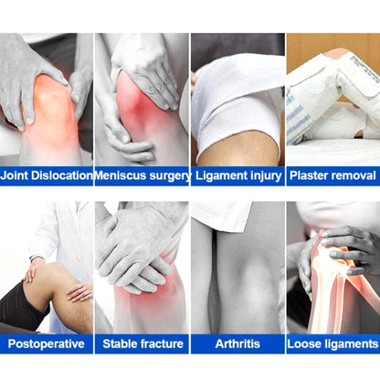 Genouillère à charnière Dean, genouillère post-opératoire pour la stabilisation de la récupération, blessures ACL, MCL et PCL, soutien de jambe réglable Orth4WD