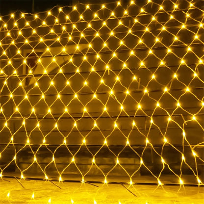 LED Net Christmas lights 3M x 2M 204LEDS AC110V/220V Led mesh LED Net lights string lights waterproof for Christmas New Year holidays