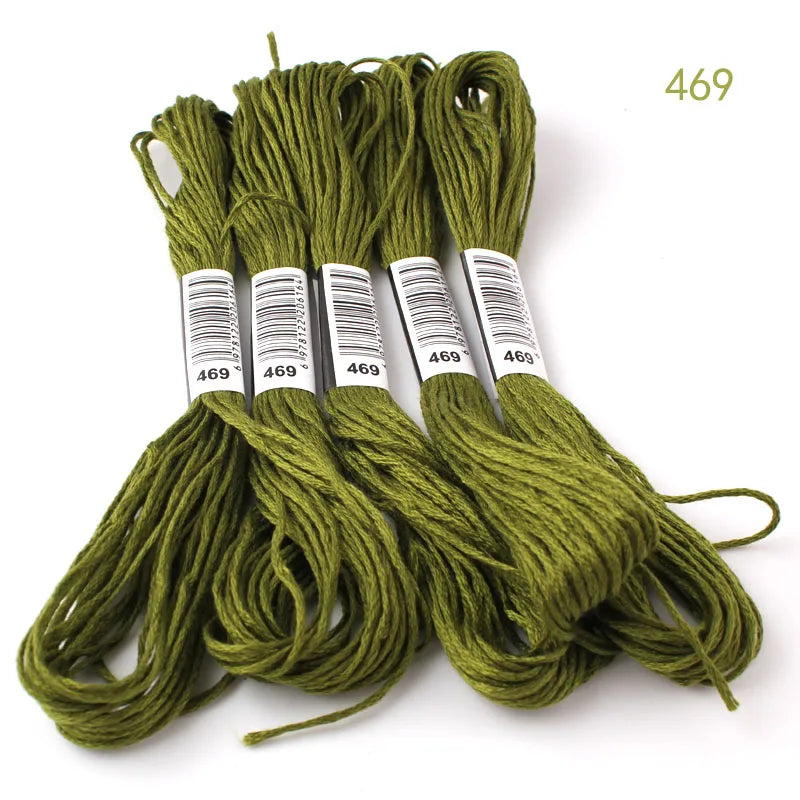 433---581--10 pcs cross-Stitchou  Embroidery Thread Floss Sewing Skeins Craft DIY Bracelet braided