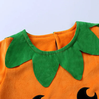 3-24M pumpkin Cosplay Baby Girls Boys Halloween Costume Sets Long Sleeve Cosplay jumpsuit for boys Carnival Party Clothes