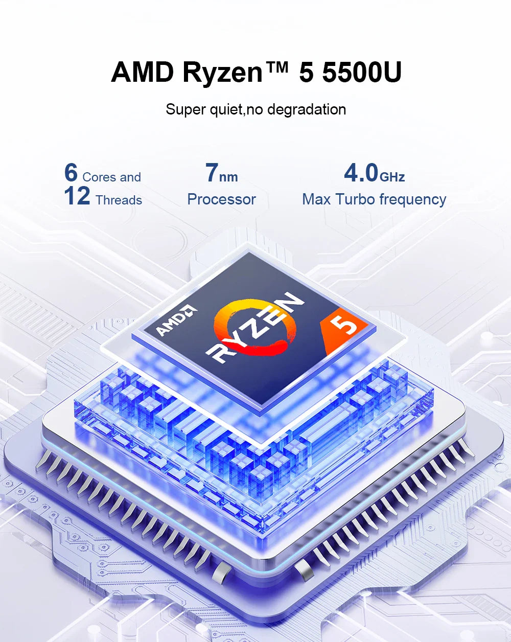 Ninkear A15 Pro Laptop AMD Ryzen 5 5500U 16 inch 120Hz 2560*1600 Display Screen 16GB 512GB Fingerprint Unlock Notebook Computer