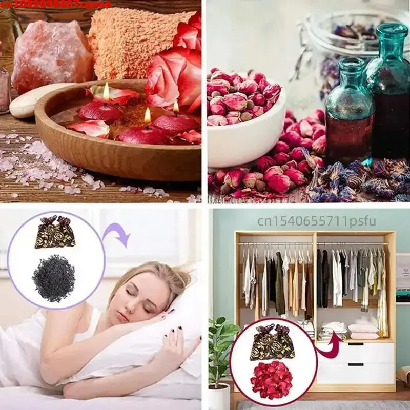 30g Aromatic Natural Candle Soap Perfume Floral Essence Making Material Natural Dry Flower Wedding Home Decoration Bath Decor