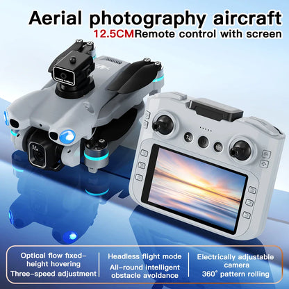 Nouveau Mini Drone caméra HD télécommande avec écran Intelligent évitement d'obstacles moteur sans brosse quadrirotor Dron jouets AE5Pro
