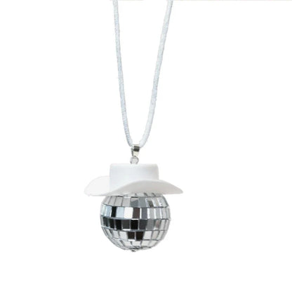 Porte-clés boule disco à suspendre au rétroviseur, accessoire de décoration pour sac ou voiture