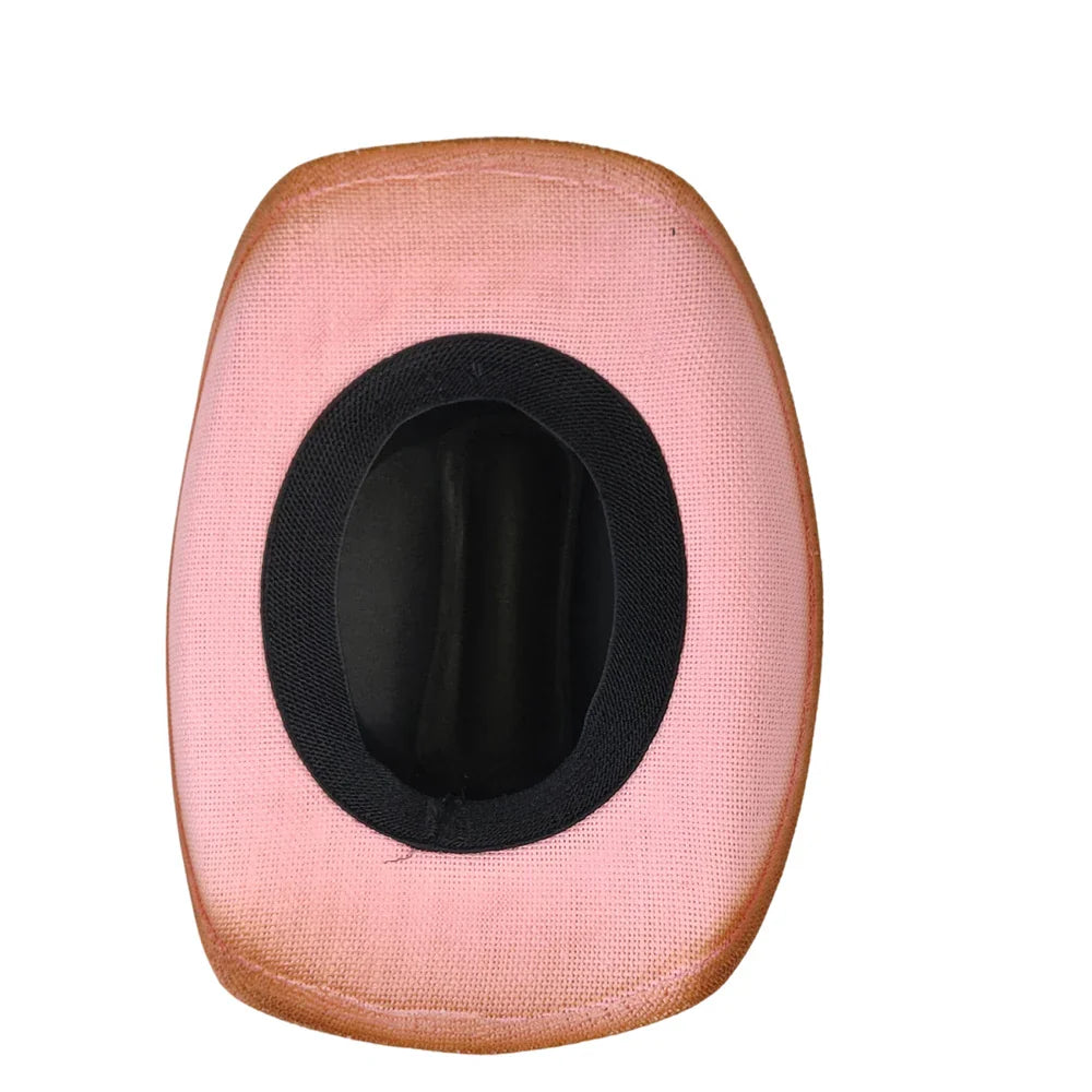 Nouveau chapeau de cowboy dégradé rétro Western pour hommes et femmes, chapeau de cowboy de scène de fête en plein air, chapeau de chevalier, sombrero de cowgirl vaquero