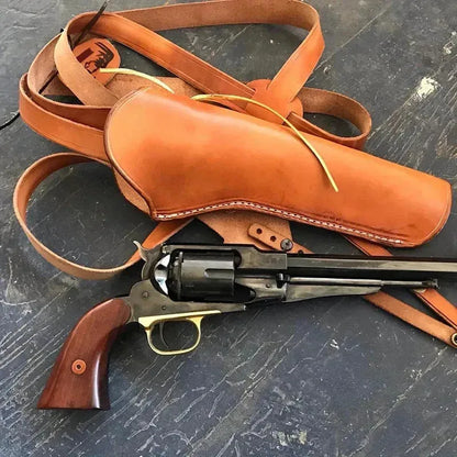 ♥   2025 nouveau vieux West Cowboy Cowgirl Cosplay Costume Revolver pistolet pistolet étui PULeather porte-balle pour Colt 6 pouces Ba ★ ☆ ly99