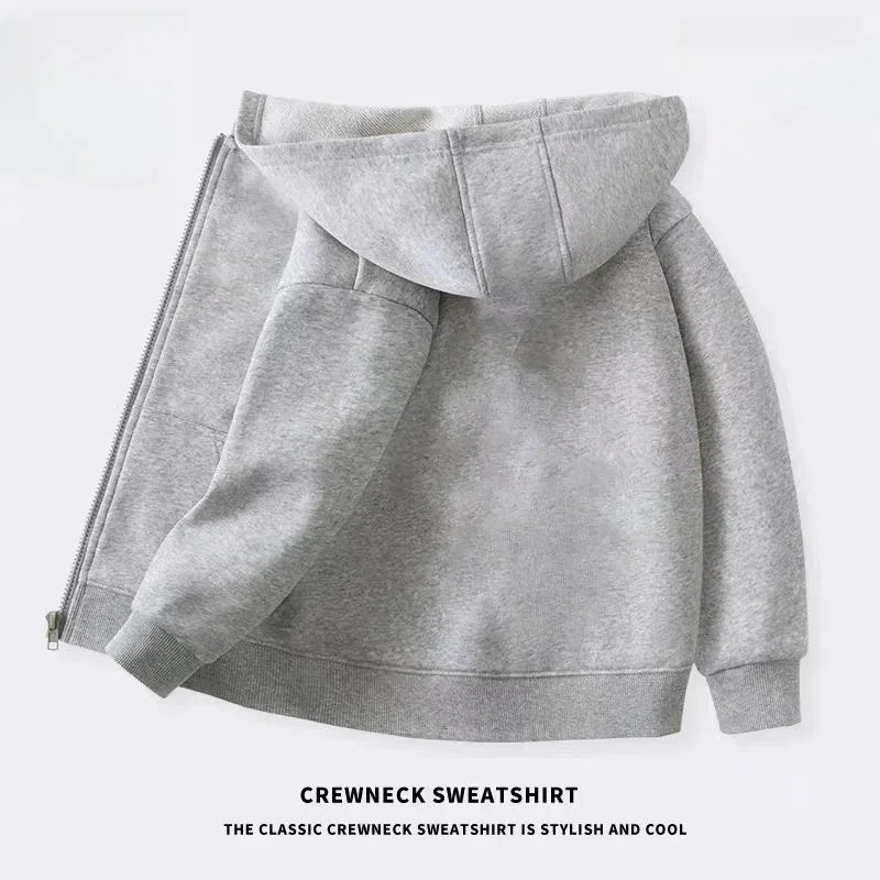 Sweat à capuche zippé Peppa Pig pour enfants, style dessin animé, pour garçons et filles de 3 à 14 ans