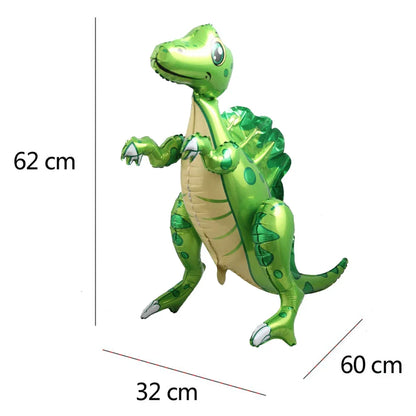3D Self standing Dinosaur Tyrannosaurus Animal Balloons for Birthday Party Baby Shower Decoration Kit Inflatable Party Supplies