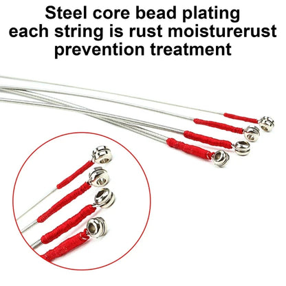 Stainless Steel Bass Strings, 4-string, Electric Bass Instrument Parts Accessories, Brilliant Sound Quality