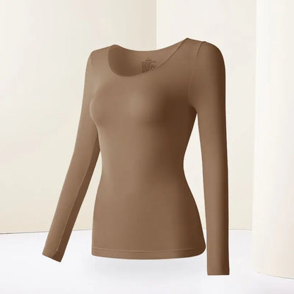 37 Women's Thermal Underwear Base Layer Shirt Skin Beauty Garment Ultra-Light Long Sleeve Thermal Set