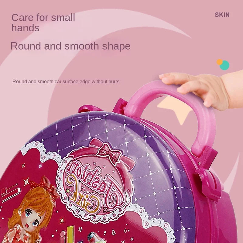 Maisonnette de jeu, Ensemble de coiffeuse pour enfants, Jouets pour filles de 6 à 10 ans, Trousse de maquillage pour fille, Jouet original pour enfants, Cadeau d'anniversaire