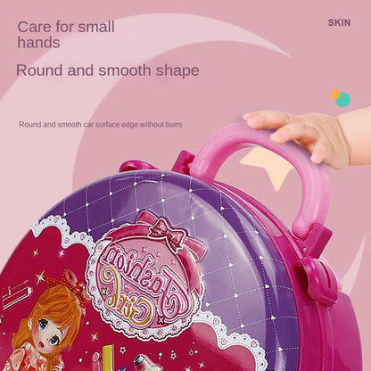 Maisonnette de jeu, Ensemble de coiffeuse pour enfants, Jouets pour filles de 6 à 10 ans, Trousse de maquillage pour fille, Jouet original pour enfants, Cadeau d'anniversaire