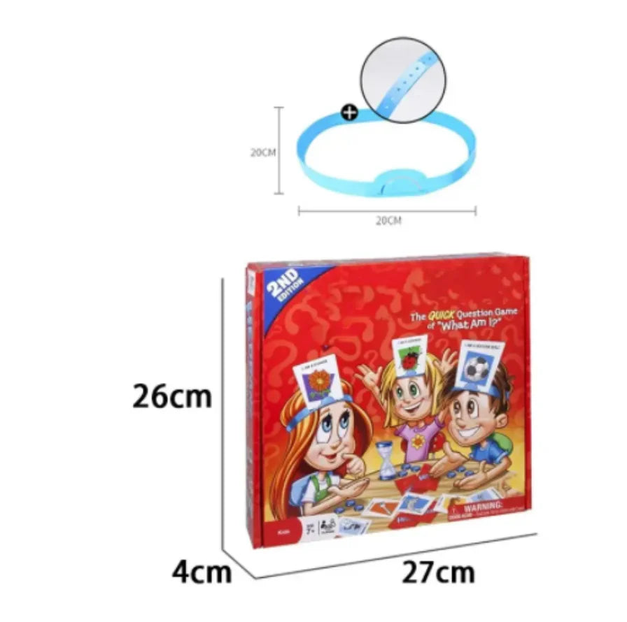 Jeu de société de devinettes d'image pour enfants, jeu pour enfants, jeux interactifs Parent-enfant pour la famille, jeux de fête