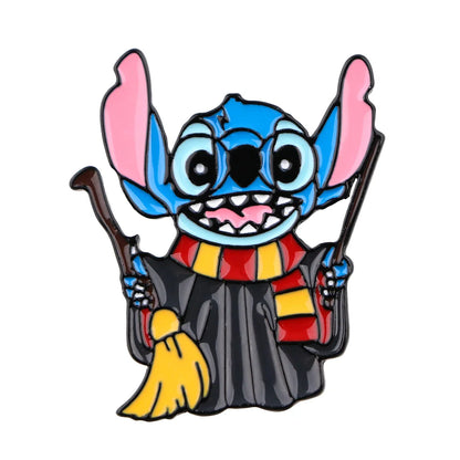 Stitch Enamel Pin Lapel Pins Badges on Backpack Brooches for Clothes Women's Brooch Cool Jewelry Accessories Gifts