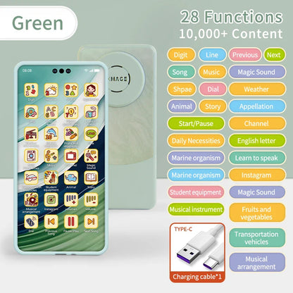 Toy Cell Phone Educational Toys Children Simulation Phone Toy Phone Mobile Early Educational Toy Learning Cellphone Model Toy