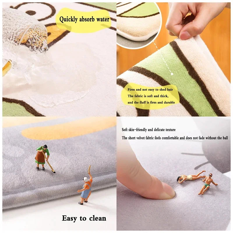 Rug for Bedroom E-Elvis Room Decorating Items Bathroom House Entrance Mat Living Room Floor Carpet Home Decorations Bathmat