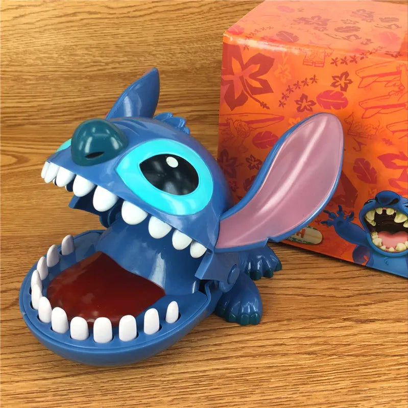 Stitch Biting Finger Toy Interactive Desktop Game Cute Alien Prank Gadget for Kids Family Parent Child Bonding Fun Party Favor