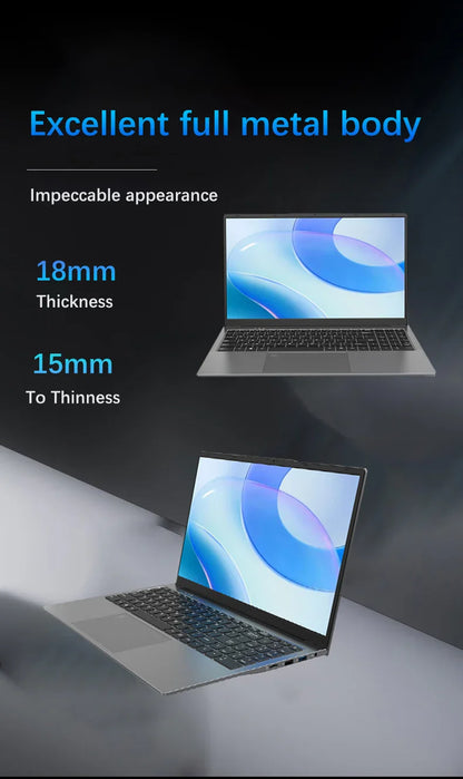 New 13th Gen Gaming Laptop Intel Core i7 13620H 16 Inch IPS Screen 2*DDR4 MAX 64GB 2*SSD Windows11 Fingerprint Notebook WIFI BT