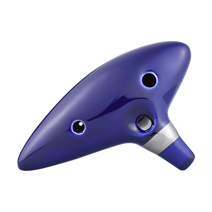 12 trous Ocarina céramique Alto C navire flûte vent légende de Zelda Instrument de musique