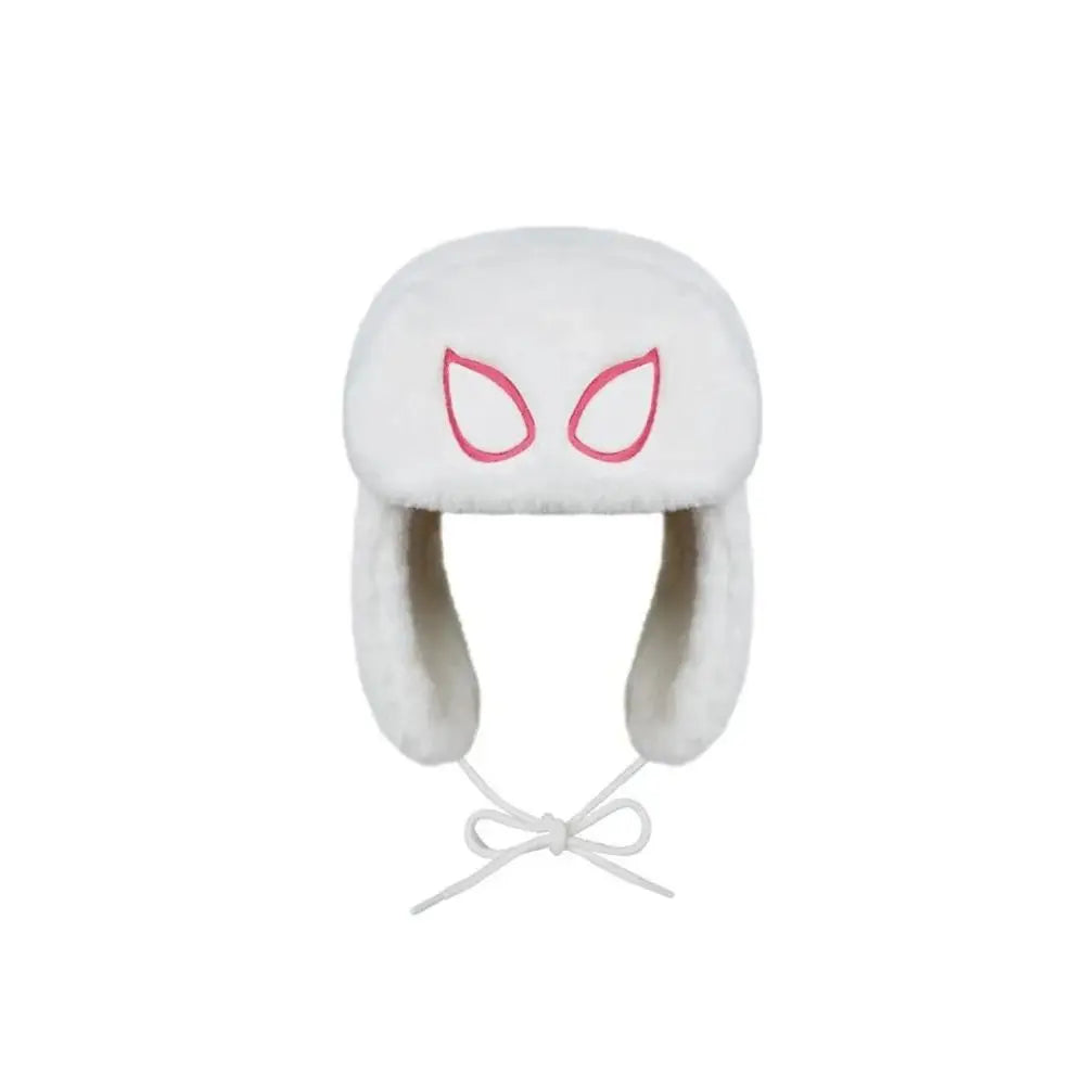 New Winter New Kuromi Spider Man Stitch Violent Bear Cartoon Hat Popular Man Women Cute Warm Ears Protection Hat New Year Gifts