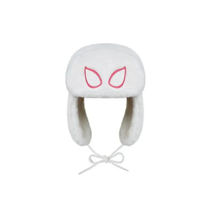 New Hot Winter Kuromi Spider Man Stitch Violent Bear Cartoon Hat Popular Man Women Cute Warm Ears Protection Hat New Year Gifts